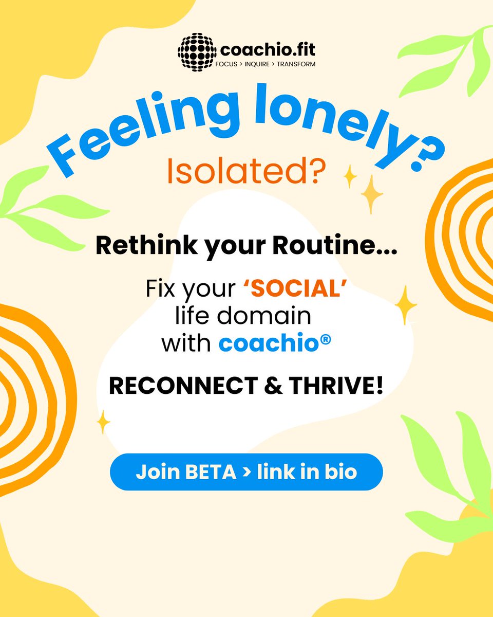 coachiofit's tweet image. Digital "noise" is a poor substitute for human connection🌐

coachio® helps you move past the doom scroll and back into meaningful interaction. 

1️⃣ Comment ‘BETA’
2️⃣ Check DMs for BETA access &amp;amp; your FREE Self-Mastery Quiz!

#coachio #DigitalAICoaching #TexasBusiness