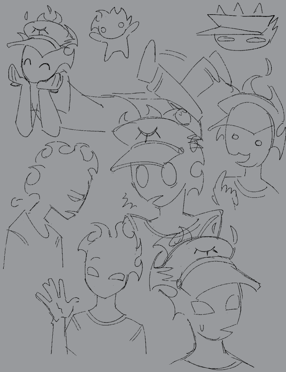 temmiestTemm's tweet image. some old drawings of Zélis!! i posted these on my priv, but i think its nice to share some "concept art" from time to time