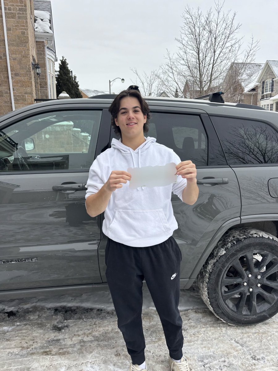 NateBerg36's tweet photo. Quick personal milestone post! 
Got my full driver's license! Pretty excited. 💪 https://t.co/LPRCicCL4V