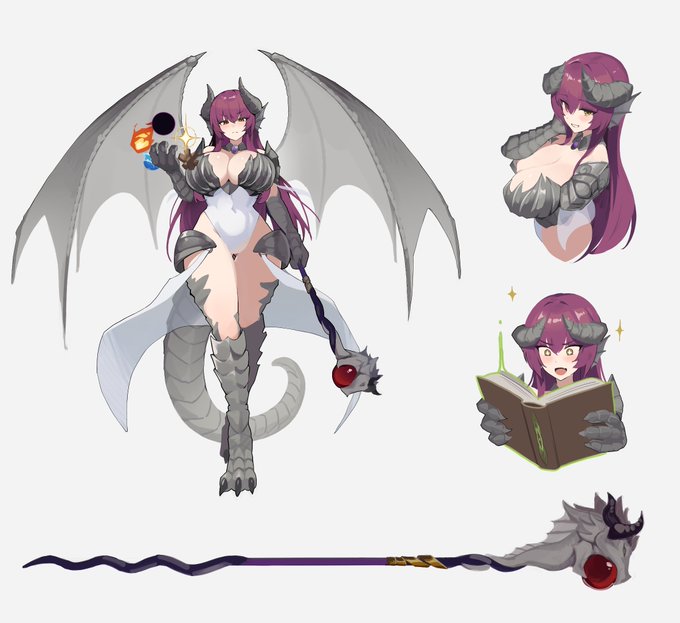 キャラシートパーツ描かせていただきました!
ご依頼ありがとうございました～!
#魔物娘図鑑二次 