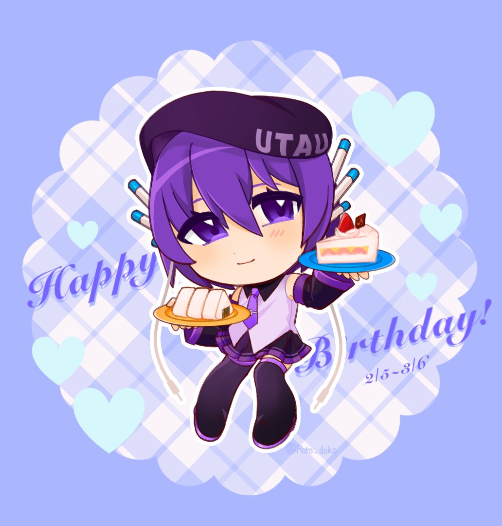 Roto_doko's tweet photo. お誕生日おめでとう！😭🎉🎉💝
#唄音ウタ誕生祭2026
#デフォ子誕生祭2026 https://t.co/KeAMkjyWvC