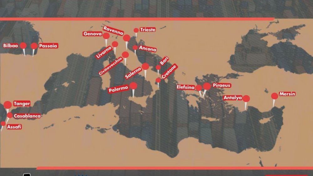 DropSiteNews's tweet image. ⛵️ Dockworkers in over 21 Mediterranean ports will be carrying out coordinated actions today (February 6) to block arms shipments bound for Israel. Unions and port workers in Italy, Greece, Turkey, Morocco, and the Basque Country are refusing to load, unload, or allow transit of…