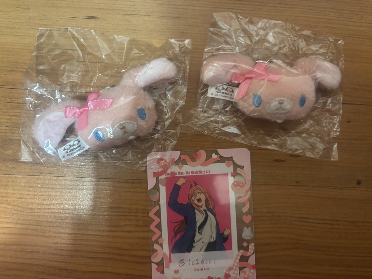 lc26201's tweet photo. 交換✨🎁 ̖́-

【譲】画像
【求】しろうさ、くろうさ

検索からお気軽にリプください🙇‍♂️

シュガーバニーズぬいぐるみチャーム シュガーバニーズバニーズ ぬいぐるみチャーム https://t.co/8QPHJ8uzgB