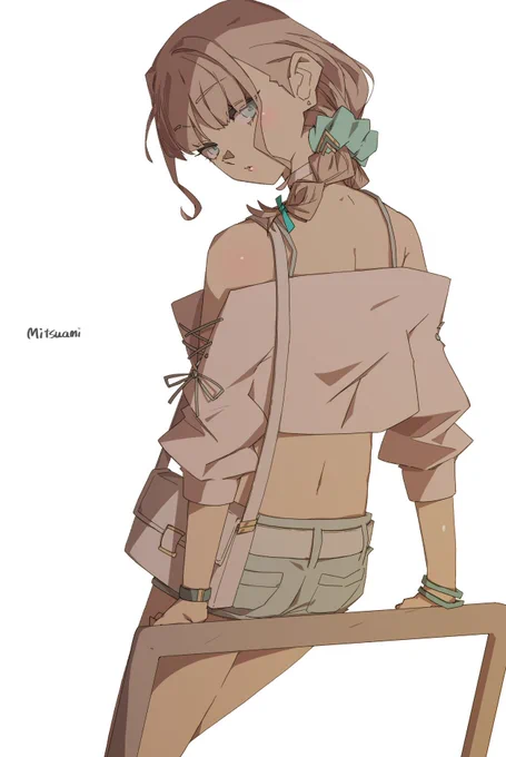 三つ編みちゃん #reimhbzeva