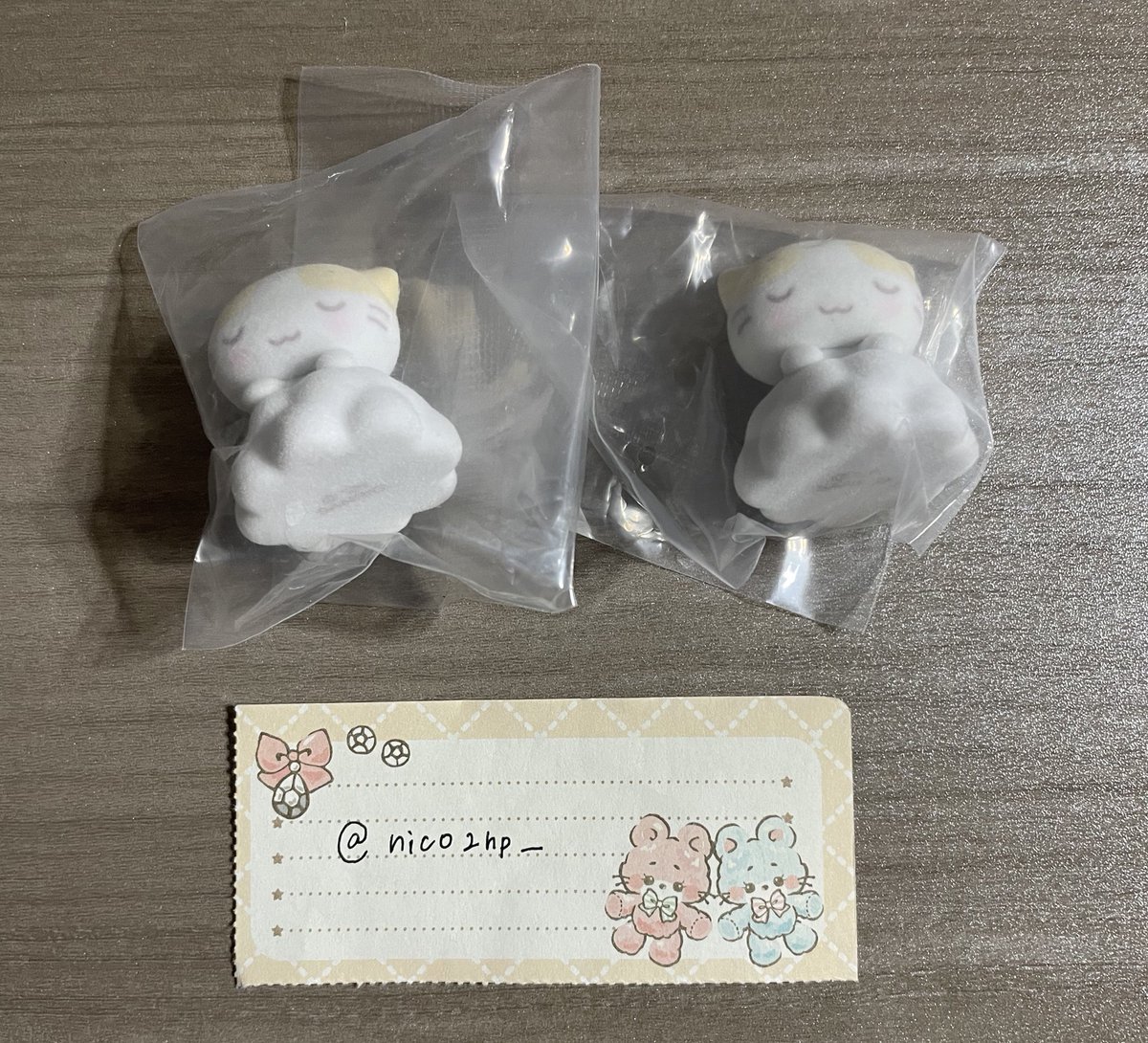 nico2hp__'s tweet photo. 【交換・譲渡】
サンリオ シークレットマスコット しろふわ雲でおひるねデザイン

♡譲
マシュマロみたいなふわふわにゃんこ×2

♡求
ポチャッコ、あひるのペックル 各1
定価＋送料

郵送交換希望
検索からもお気軽にお声がけください！ https://t.co/AON5H2CMP4
