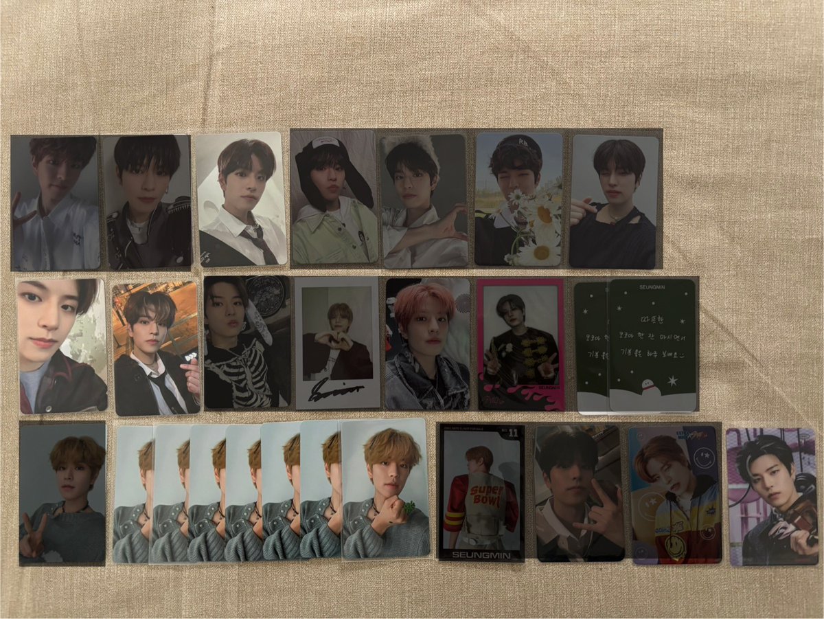 moon__mgr's tweet photo. @null
straykids スキズ skzoo トレカ ラキドロ 交換 買取 バンチャン リノ チャンビン ヒョンジン ハン フィリックス スンミン アイエン

譲 スンミン

求 買取 (銀行振込/PayPay送金)

〇表記額(表記なしは¥100/枚)＋送料
〇最安値でお譲り可能ですので値段交渉◎
〇お気軽にお声掛けください ·͜· https://t.co/AeeEPBCpfT