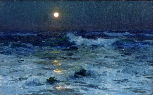 ライオネル・ウォールデン《アラワイ月光の道》1911年、フレイジャー美術館