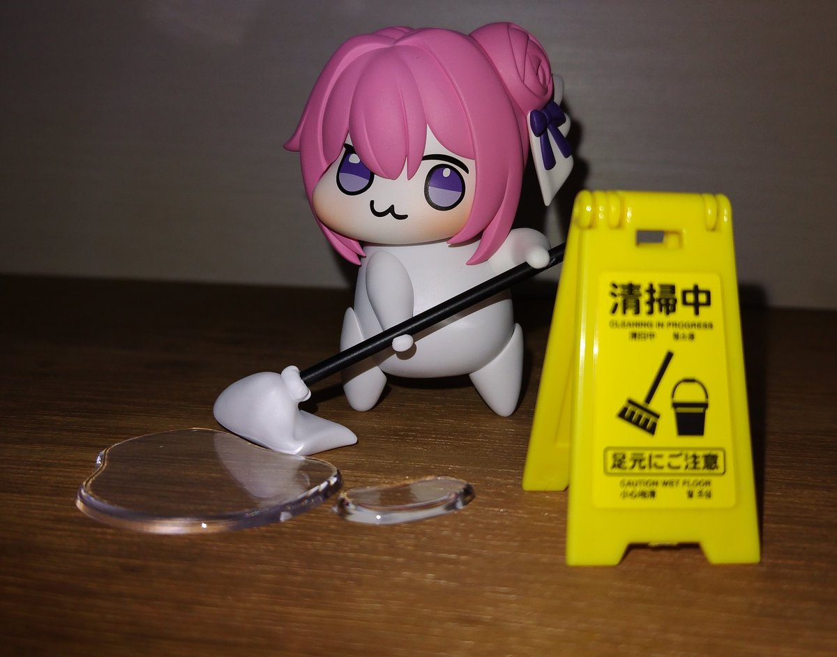 script_NOW771's tweet image. 掃除DORO
100均の小道具と組み合わせてみた😁