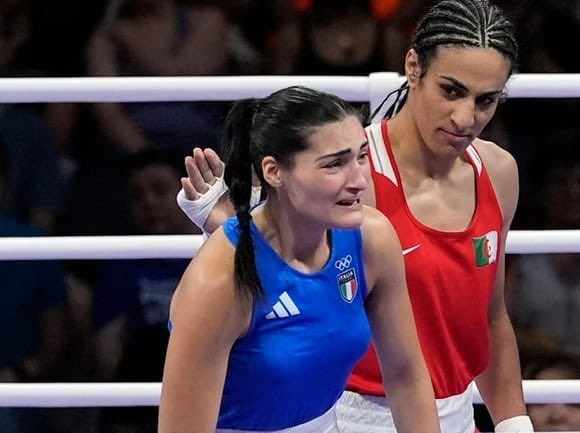 CATERINAV's tweet photo. #6Feb ÚLTIMA HORA: Imane Khelif ha admitido por primera vez “que posee cromosomas sexuales masculinos, declarando a L'Équipe que tiene "el gen SRY presente en el cromosoma Y". https://t.co/zrlIEzHPPk