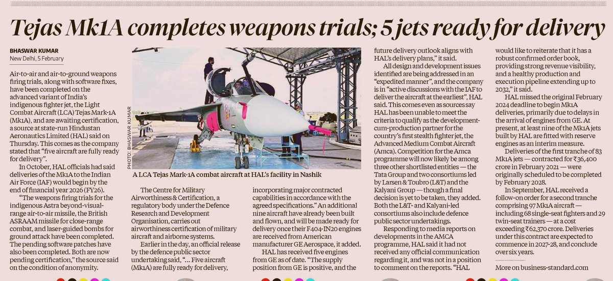 officialTatya_1's tweet photo. #LCA #Tejas #MK1A https://t.co/F1WpP6n9ou