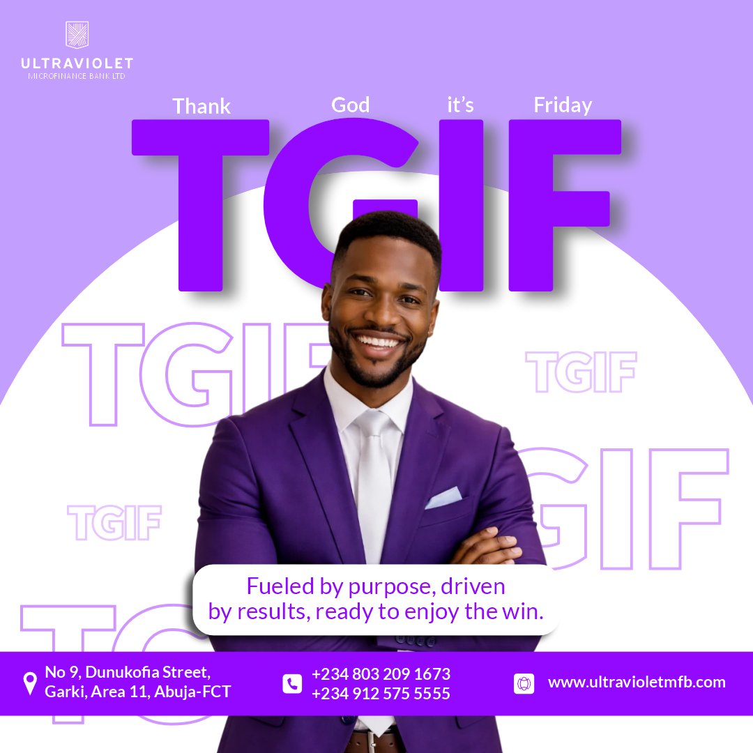 UltravioletMFB's tweet photo. TGIF — closing the week strong and celebrating the wins! 💜
Hard work showed up, results followed, now it’s time to enjoy the moment.

#TGIF #CorporateWins #WinningMindset #WorkDone #TeamSuccess #BrandPower #OfficeVibes #SuccessDriven https://t.co/OWUOuPTB2B