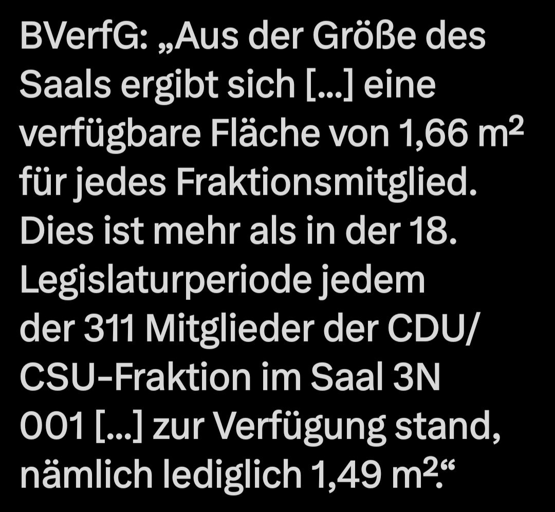 <a href="/DrBerndBaumann/">Dr. Bernd Baumann</a> Zwei Möglichkeiten:
#AfD -<a href="/DrBerndBaumann/">Dr. Bernd Baumann</a> VERSTEHT das #Urteil des #BVerfG nicht (als Akademiker kaum vorgestellbar), ODER: Er lügt.
Die Entscheidung, leicht verständlich 👇
x.com/i/status/20197…