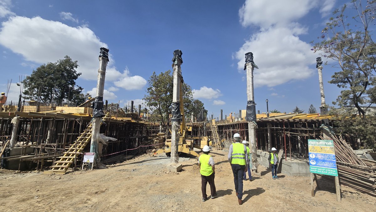 AEE_twt's tweet photo. We are proud to collaborate with the Swiss Federal Office for Buildings and Logistics, RAAS Architects, WaltGalmarini AG, OLBH GmbH, Varnero Construction, and our dedicated local and international teams. 
#EngineeringExcellence #Innovation #StructuralEngineering #Design #Ethiopia https://t.co/TytXEDyMze