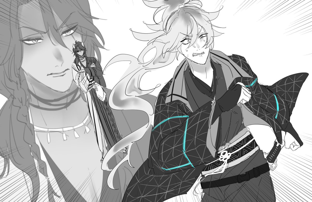 全力疾走新春💀と🦁