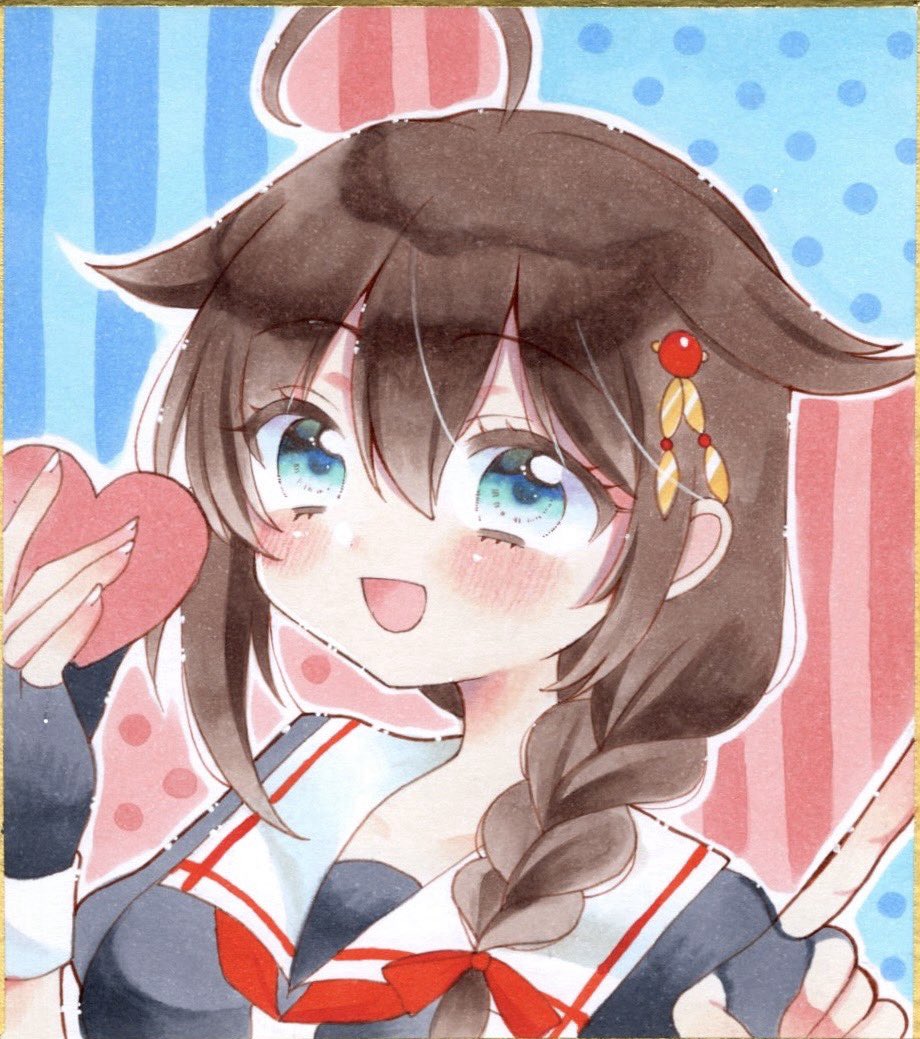 『ぼくのハートは君にあげるよ』

#時雨 #コピック #アナログ #彩海艦娘2026