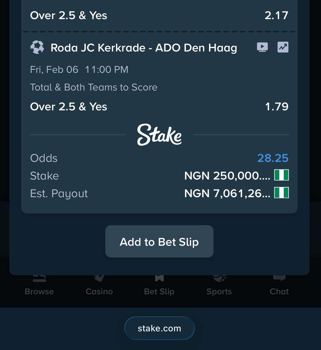 Mrbankstips's tweet image. Stake tips today 

17.4k odds stake.com/sports/home?ii… 

22 odds stake.com/sports/home?be…

28 odds stake.com/sports/home?be… 

2k odds stake.com/sports/home?be…

24 odds stake.com/sports/home?be…

30 odds stake.com/sports/home?be…

Register a stake account via stake.com/?c=f213c5ba25&amp;amp;…

Use…