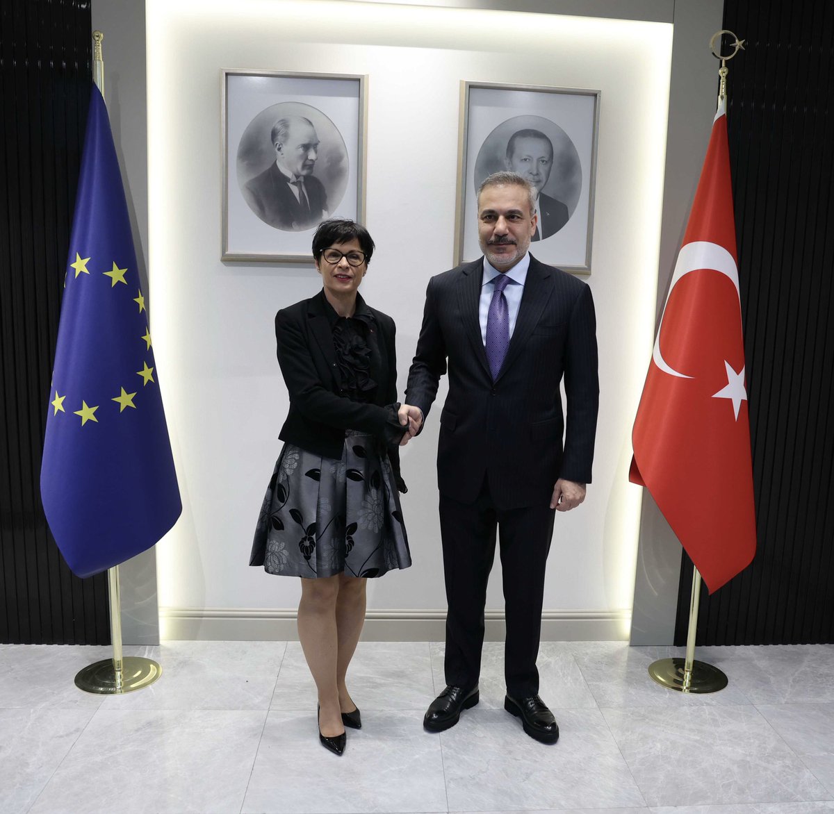 MartaKosEU's tweet image. As realities in Europe are changing, we need to look with fresh eyes at EU–Türkiye relations.

With @HakanFidan, I discussed steps needed to build the trust to strengthen our relations, advance regional infrastructure projects &amp;amp; reap the full potential of our economic relations.