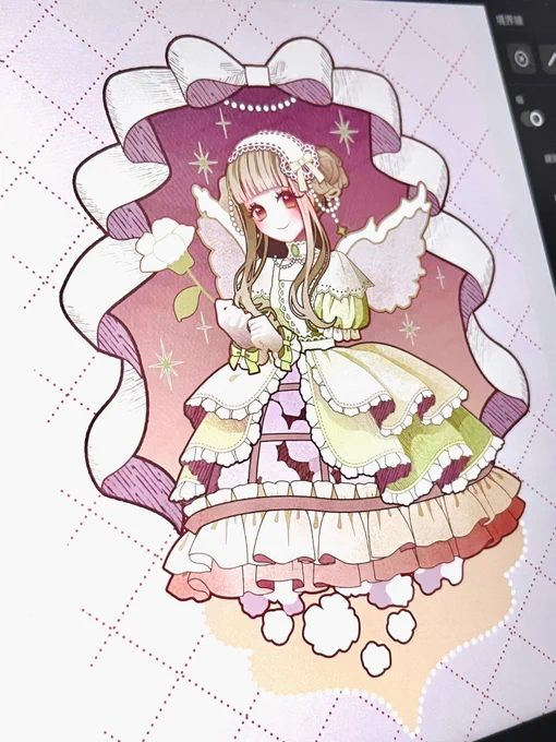 そろそろ寝ます〜 おやすみなさいまた明日 画像は今製作中のお人形イラスト