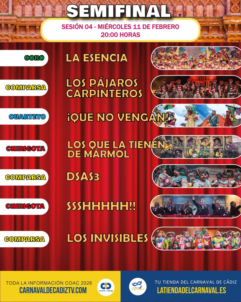 Carnaval de Cádiz TV tweet media