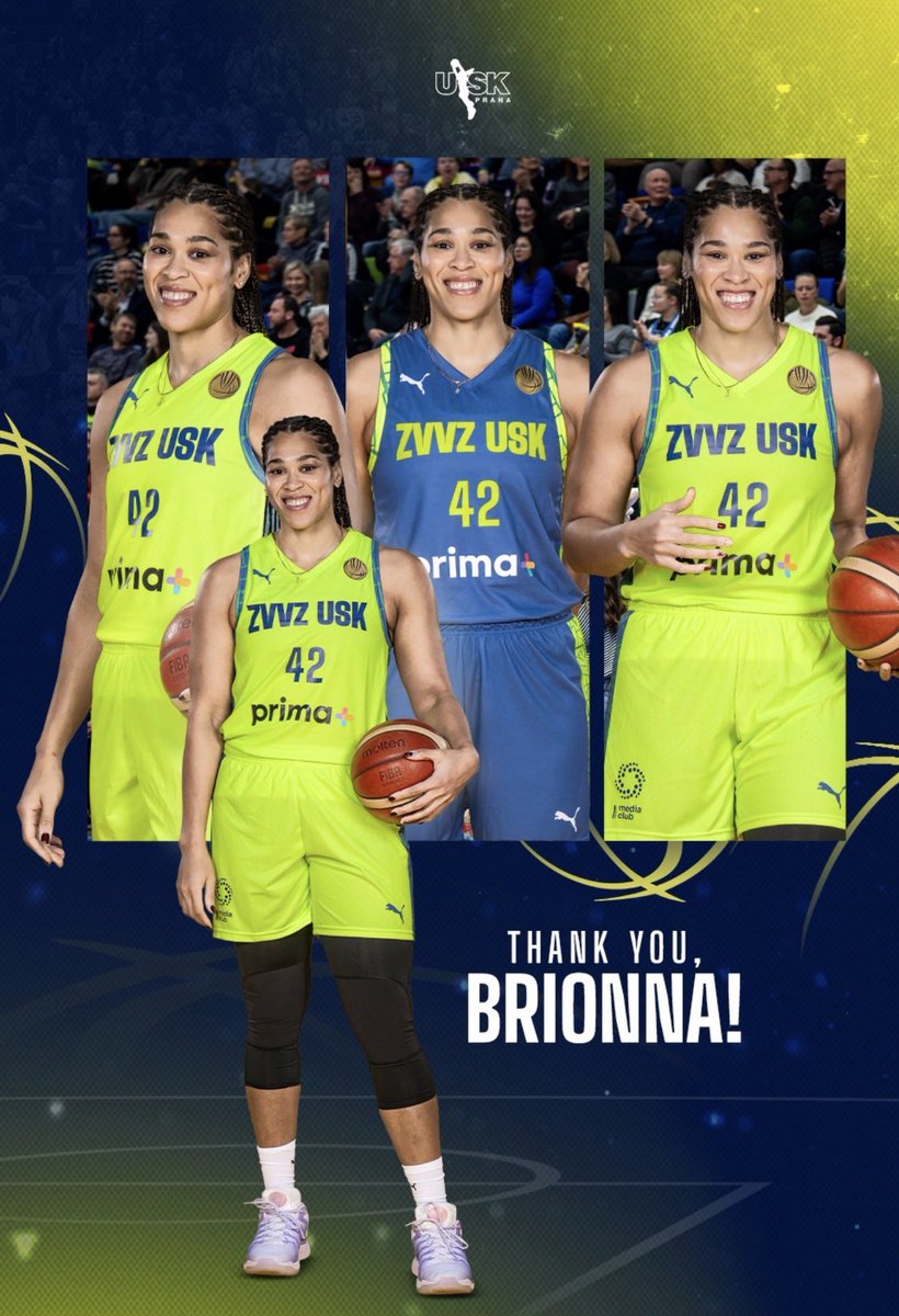 🚨 BRIONNA JONES OUT POUR LA FIN DE SAISON 🚨

Le club tchèque a annoncé aujourd’hui que Brionna Jones manquerait la fin de saison en raison d’une blessure au genou contractée il y a quelques semaines..

Arrivée tardivement à Prague, Brionna va devoir se faire opérer.