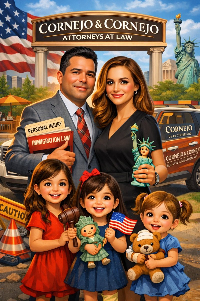 Cornejo_Law's tweet image. Law is our profession. Family is our foundation.
We’re honored to stand with our clients and our community every step of the way. 🤍✨

We jumped on the caricature trend! 😊

📞 844-CORNEJO 🤳🏽
#FamilyFirst #JusticeWithHeart#trendig