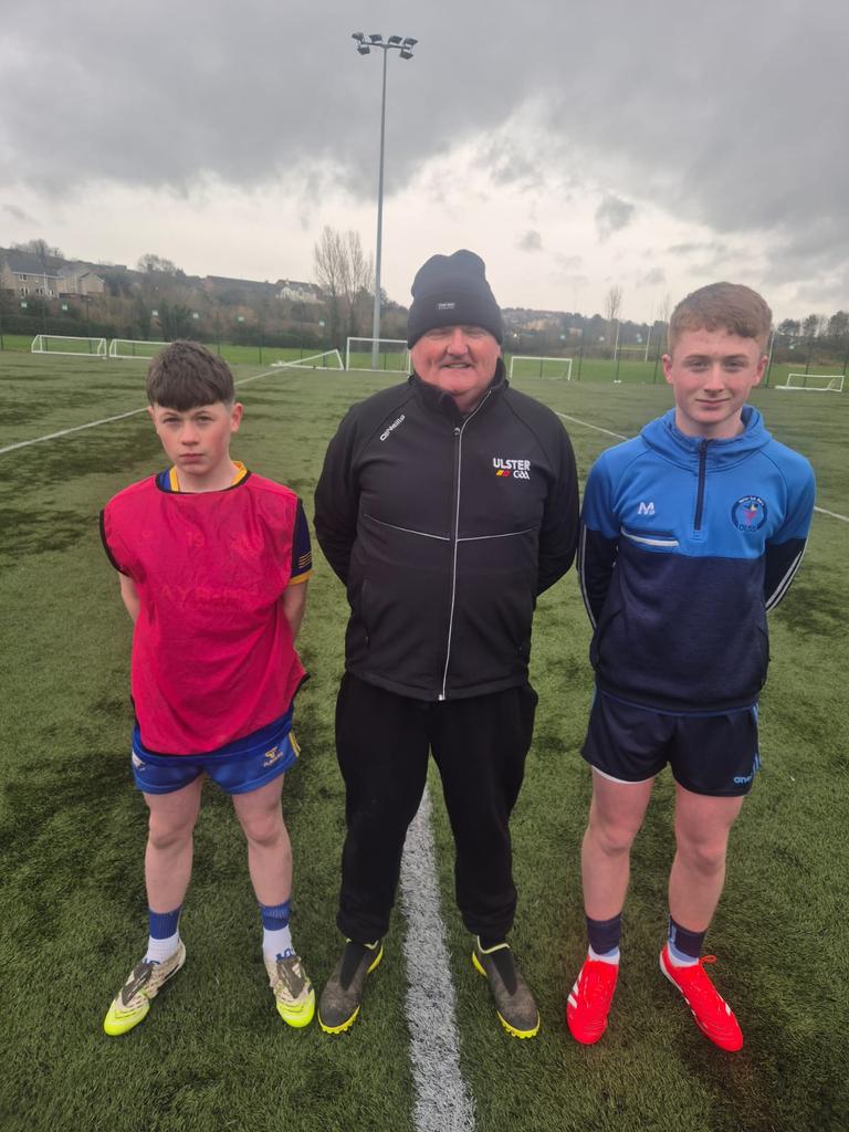 OLSSBlayney's tweet photo. Well done to our First Year Boys GAA team on their win today in a closely fought contest with Patrician Carrickmacross. Pictured is team captain @DonaghmoyneGaa Hugh Ennis #OLSSGAA https://t.co/yfWxobcTVP