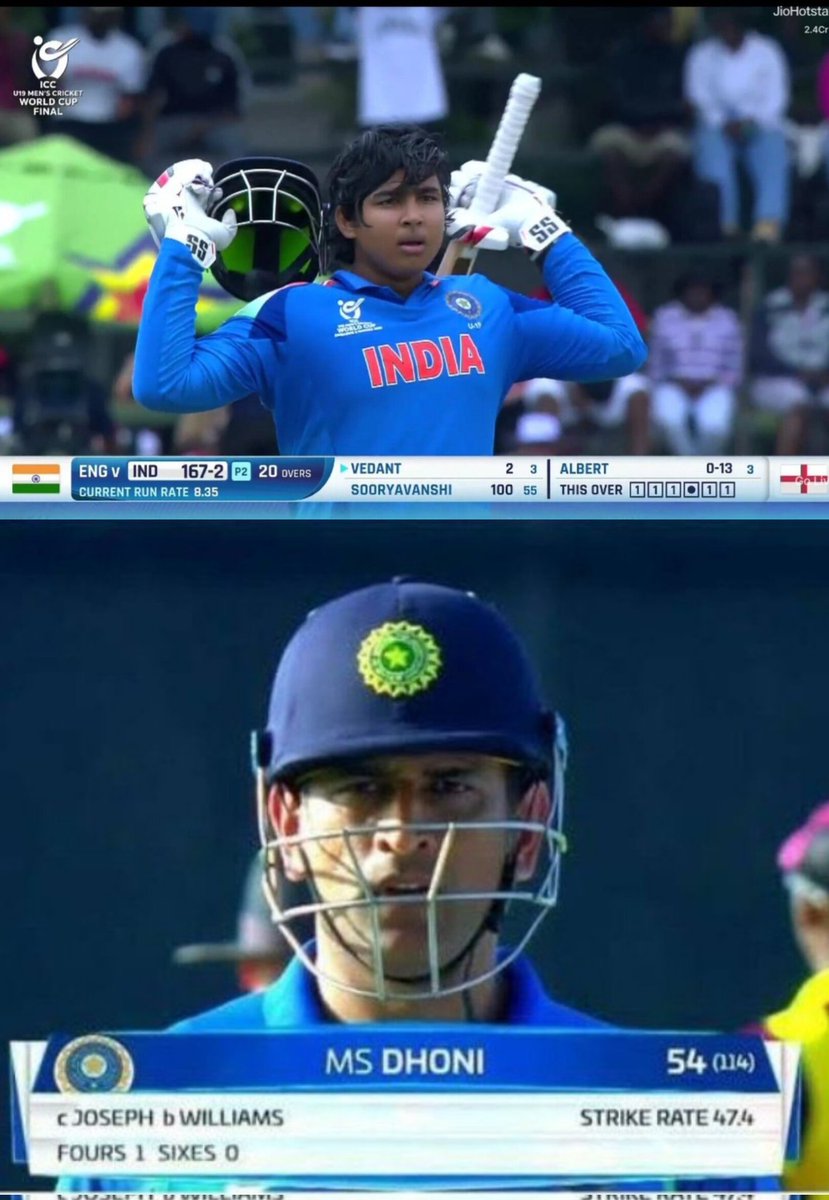 Congratulations Vaibhav Suryavanshi for surpassing the legacy of Ms dhoni already 👏