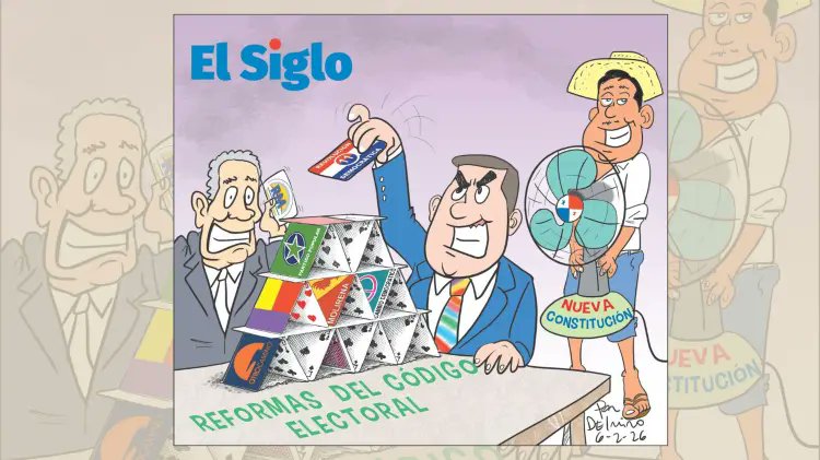 Reformas pegadas con saliva...Caricatura de <a href="/delmiroquiroga/">Delmiro</a>