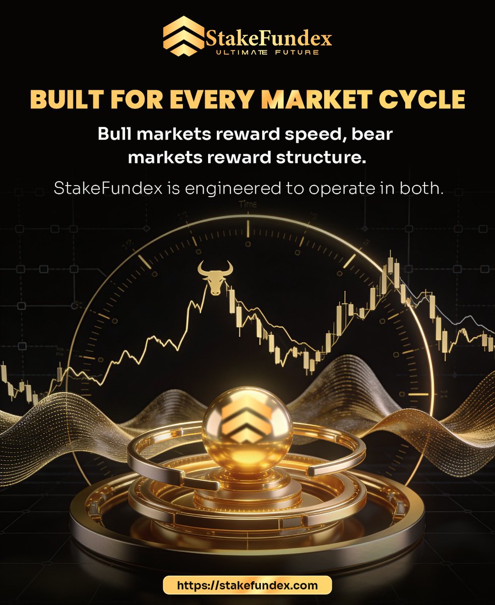 FundexStake's tweet photo. Built for every market cycle.💡
Fast when markets rise. Structured when markets slow.
StakeFundex is designed to perform in both—without noise, without panic.📊

🌐 https://t.co/fAFioViRh2

#StakeFundex #MarketCycles #SmartStructure #LongTermThinking #DeFiBuiltRight #Web3Growth #UltimateFuture