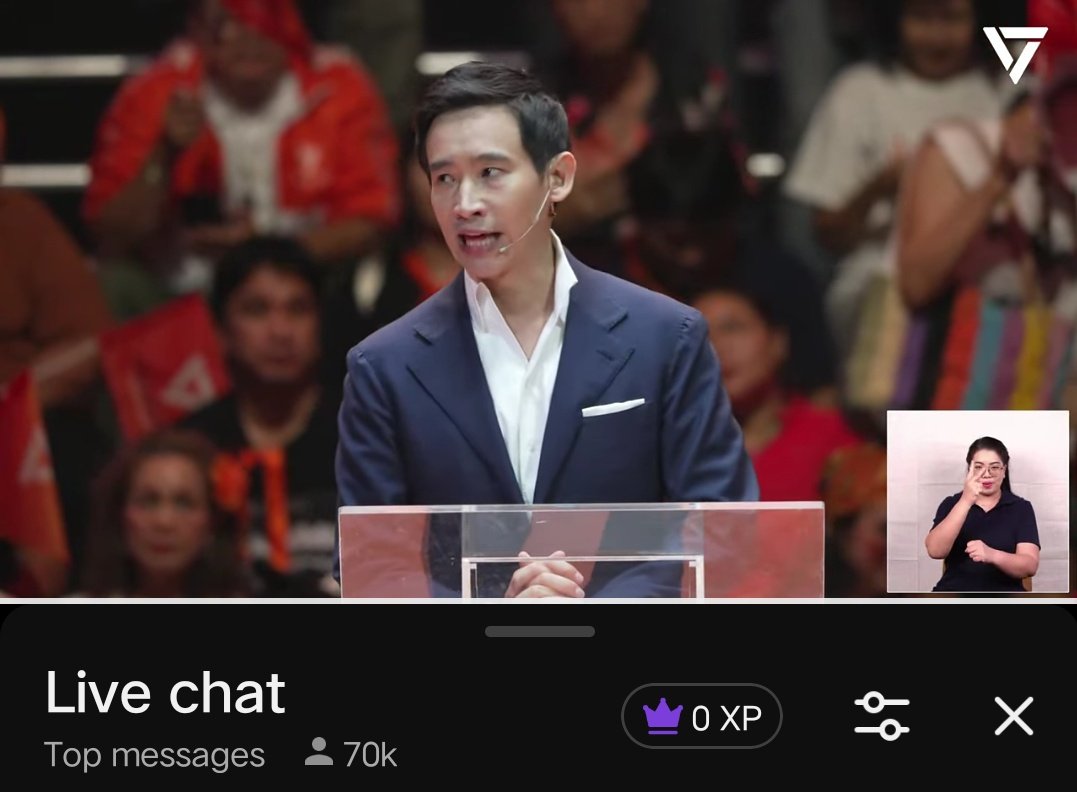 onejustday's tweet photo. คนดู 70,000 กุร้องไห้😭😭😭😭😭😭😭😭😭😭😭😭😭😭😭😭😭😭😭😭😭😭😭😭😭😭😭😭😭😭😭😭😭

#พรรคประชาชน #พรรคประชาชน4️⃣6️⃣ #พรรคประชาชนเบอร์46 https://t.co/OyL99VYdJi