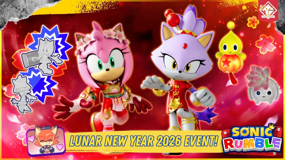 🔴 L 1 V E   N 0 W
SONIC RUMBLE - Lunar New Year 2026 Event | Use Code: hazcofox

🔽LINKS ARE HERE🔽
youtube.com/live/lSRyiStfv…
twitch.tv/HazcoFox

#SonicRumble #SonicRumblePartner