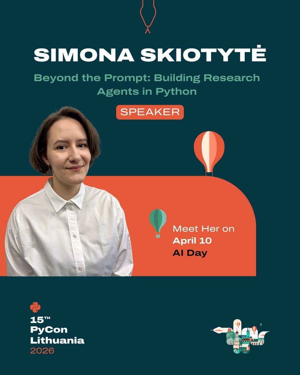 PyCon Lithuania tweet media