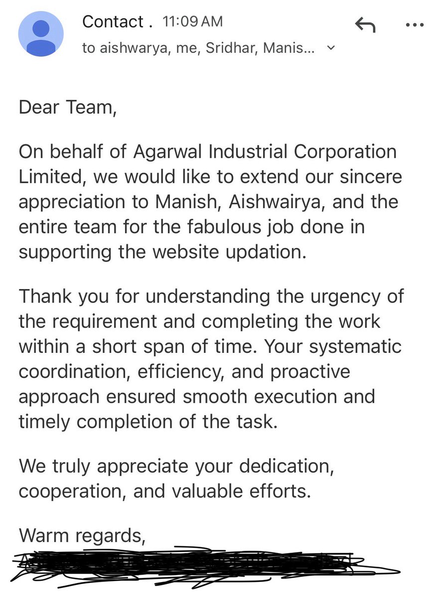Client appreciation hits different.
Tight timelines. Clear coordination. Solid execution. Proud of the team <a href="/fruturestudio/">Fruture - Creative Solutions Agency</a>
