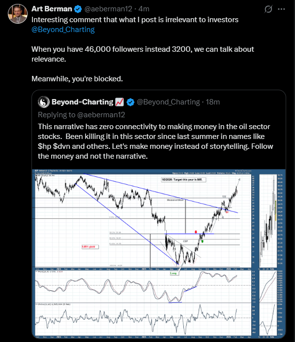 Beyond_Charting's tweet photo. #egos Dude blocks me today. Not because I was wrong but because I don't have enough followers. Some people would rather be right than rich. We are most often our worst enemies in the markets. 😂 https://t.co/Gl14diC9HY