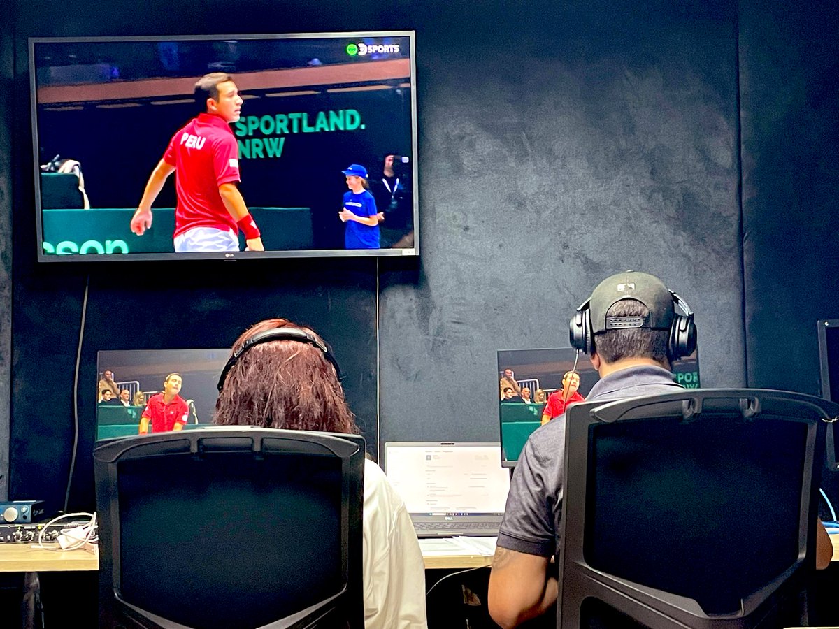 Estamos al aire por DSports con el Alemania vs. Perú por las Qualifiers de la Copa Davis. 

Primer single: Bueno vs Hanfmann.