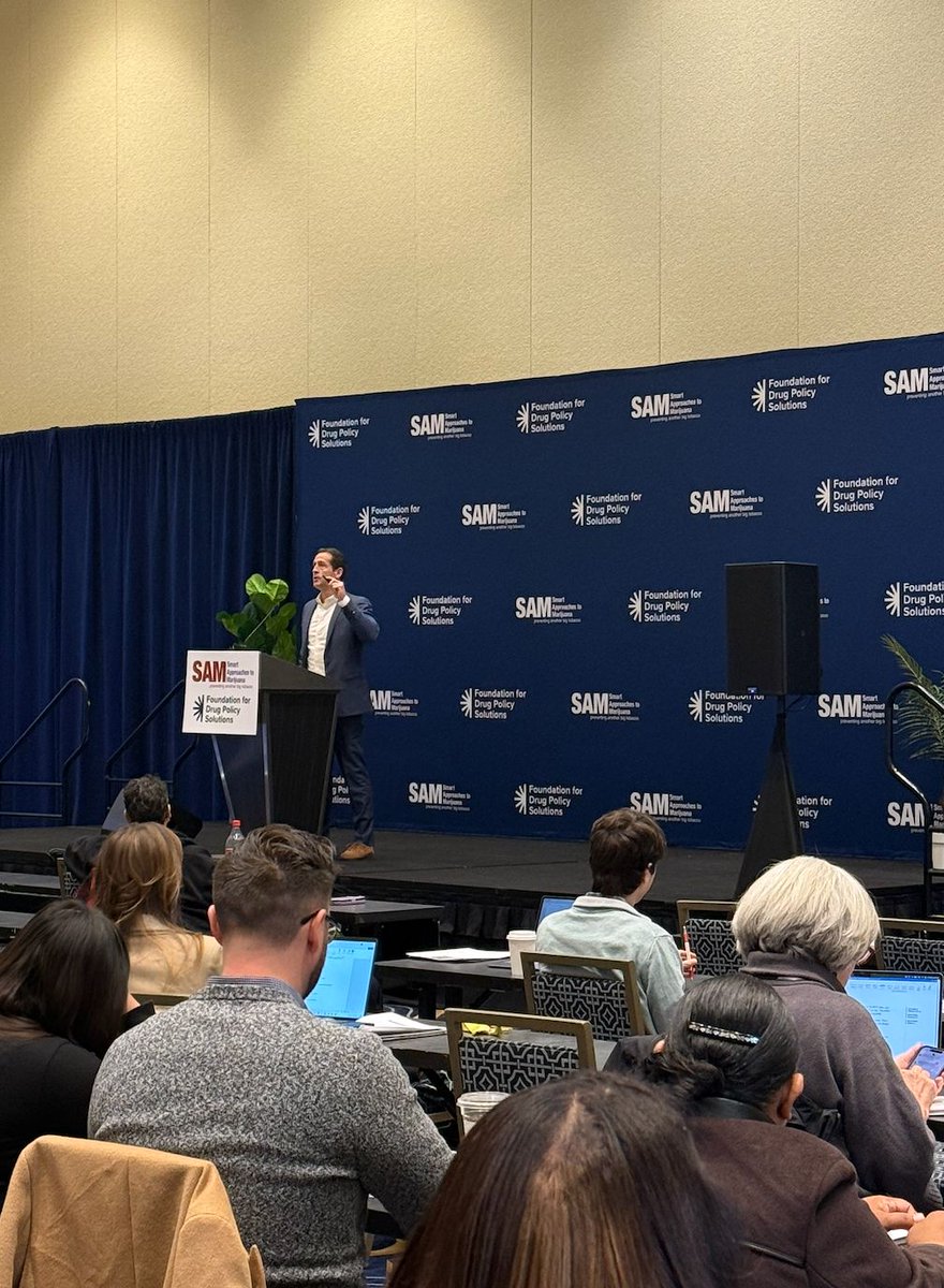 learnaboutsam's tweet photo. Now speaking is Jim Crotty, Law Enforcement Outreach Manager, Meta Platforms, Inc. #SAMSummit2026 https://t.co/XgVXmM2DLM