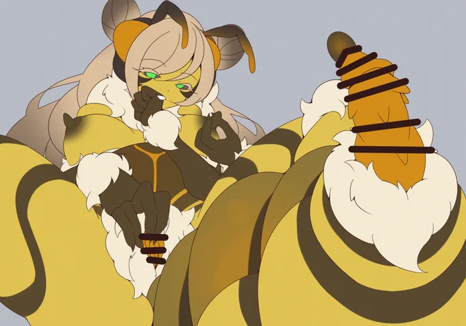 クイーンビー 産卵 #transfur #TF