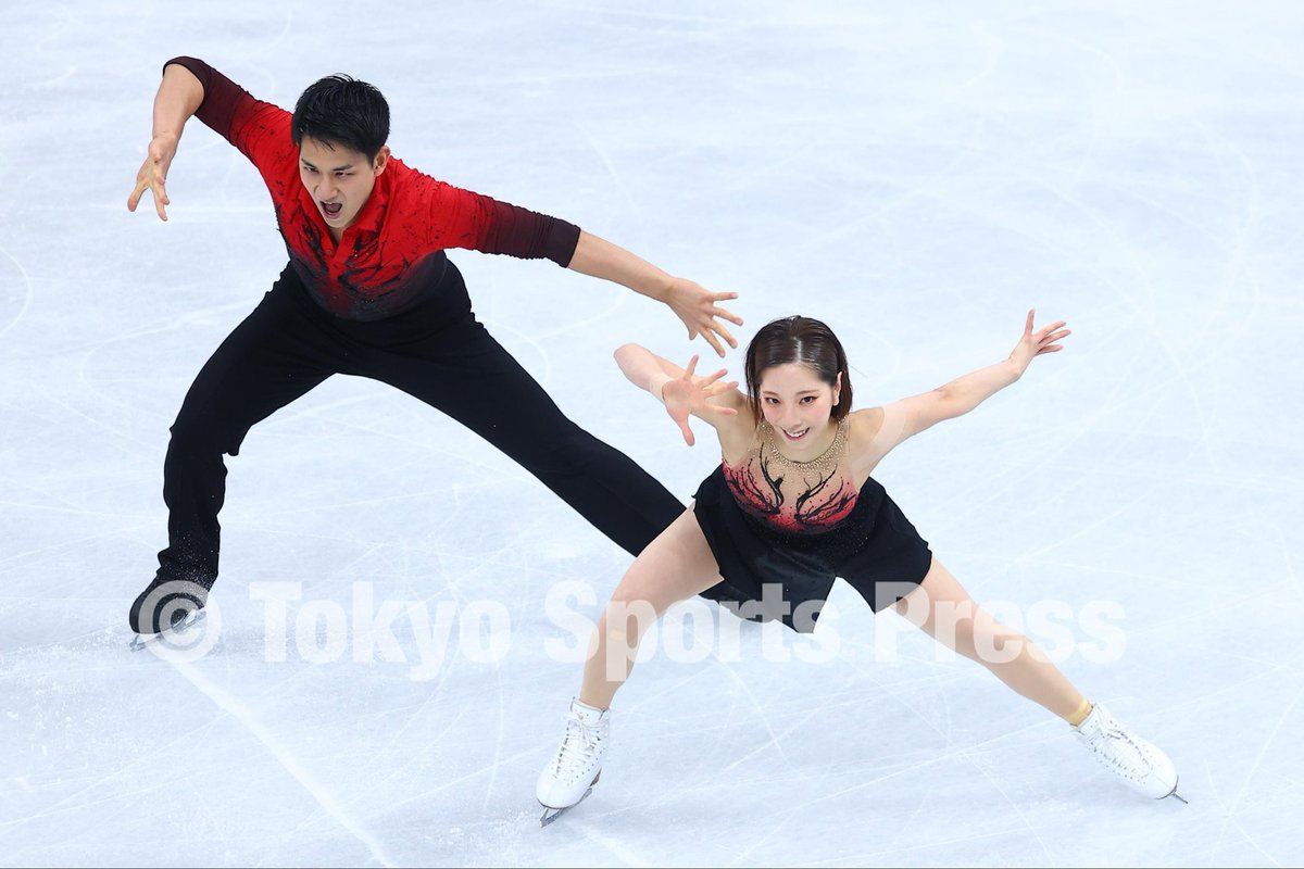 tospophoto's tweet image. 【オリンピック】
2026年2月6日(現地) #ミラノ・アイススケートアリーナ

ミラノ・コルティナ冬季五輪
#フィギュアスケート 団体

#ペア SP

#三浦璃来 #木原龍一 

#ミラノ・コルティナ2026 #milano2026