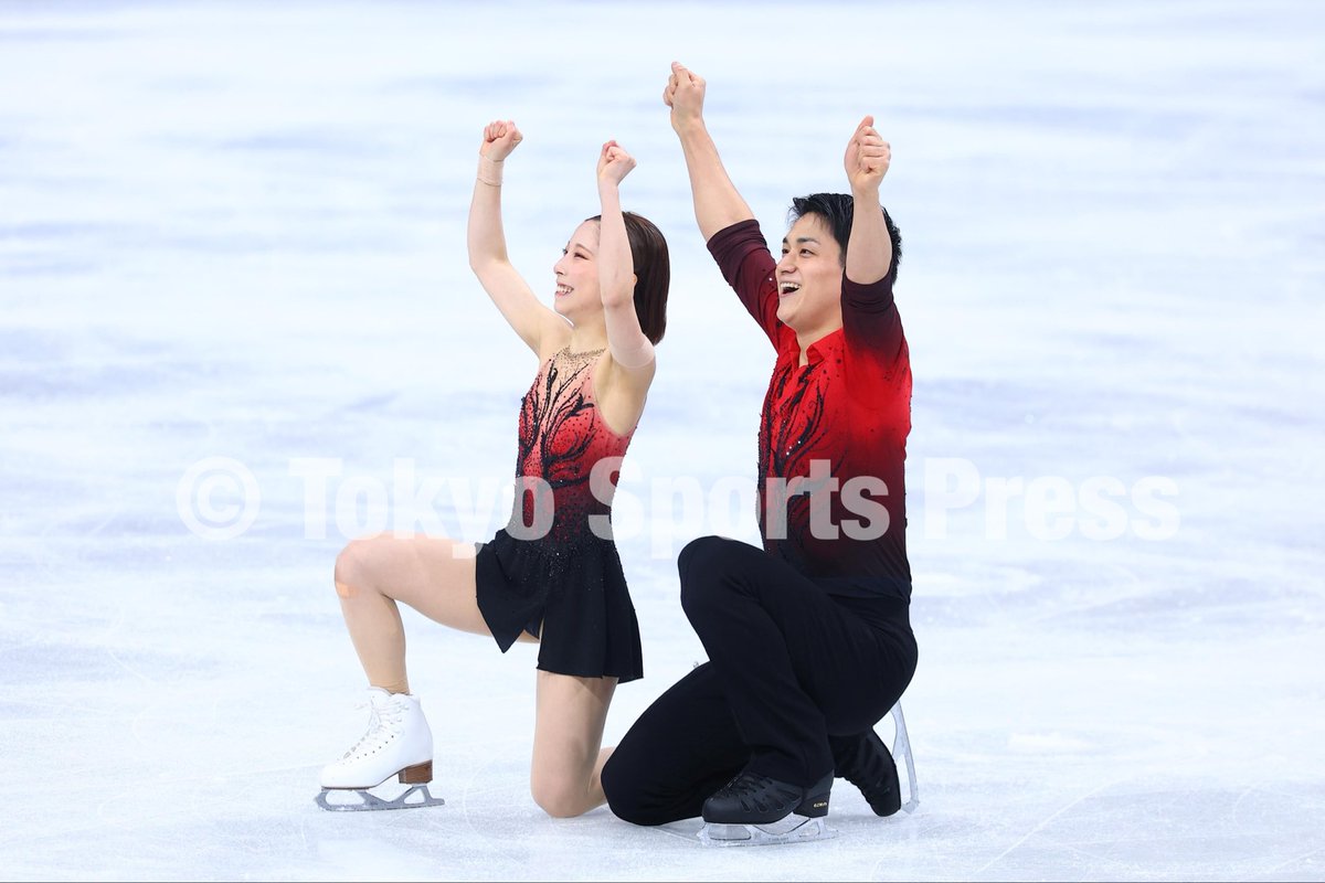 tospophoto's tweet image. 【オリンピック】
2026年2月6日(現地) #ミラノ・アイススケートアリーナ

ミラノ・コルティナ冬季五輪
#フィギュアスケート 団体

#ペア SP

#三浦璃来 #木原龍一 

#ミラノ・コルティナ2026 #milano2026