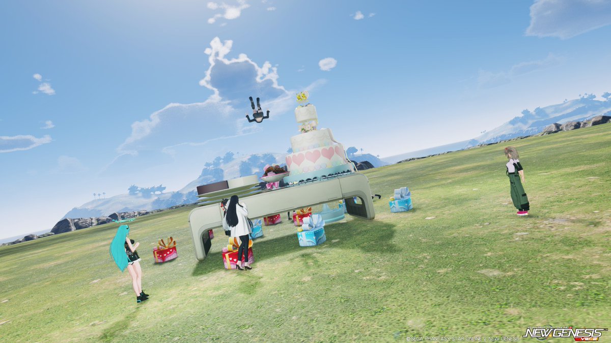 チムイベの建築ゲームの様子。
下手でも楽しめるから毎秒開催して欲しいo(｀ω´ )o
 #PSO2NGS_SS