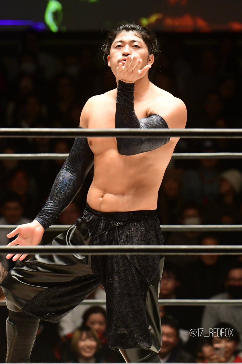 2026/2/6 NOAH後楽園ホール 毟り取った髪の毛を「フ〜〜」 #OZAWA