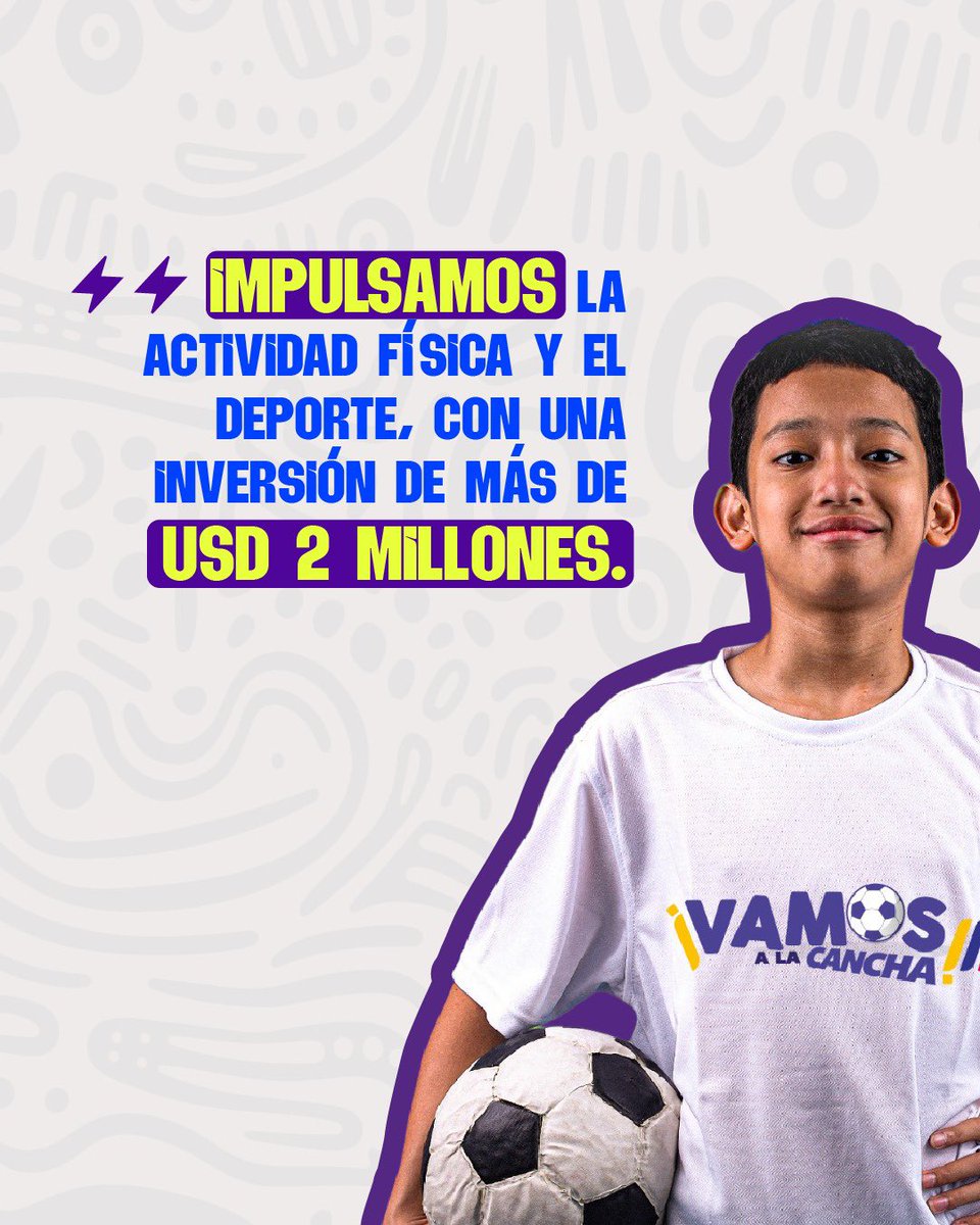 Educacion_Ec's tweet image. Vive al máximo el 2026 con #Actívate y #VamosAlaCancha🤩🔝 🙌
 
Regresan nuestros servicios deportivos para todas las familias del país. 👨‍👩‍👧‍👦🏃‍♀️ 💃

📍1000 puntos activos.
🤼 200 instructores. 
 💰USD 2 millones. 
 
🇪🇨#ElNuevoEcuador