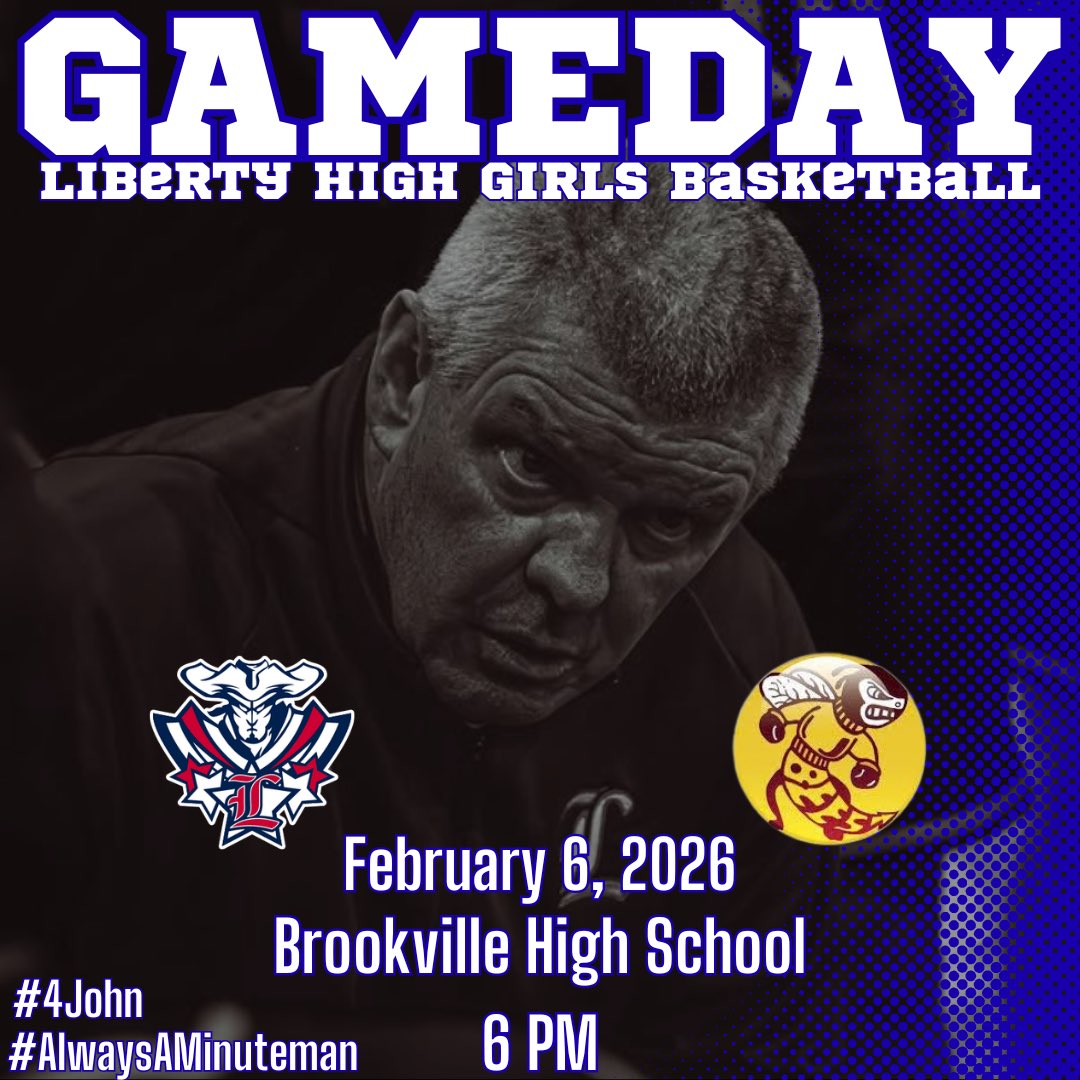 GAMEDAY! Come Out To Brookville As The Lady Minutemen Take On Another District Battle Tonight In Lynchburg! Come Out, Be Loud, And Bring The Noise! #libertypride #family #4john