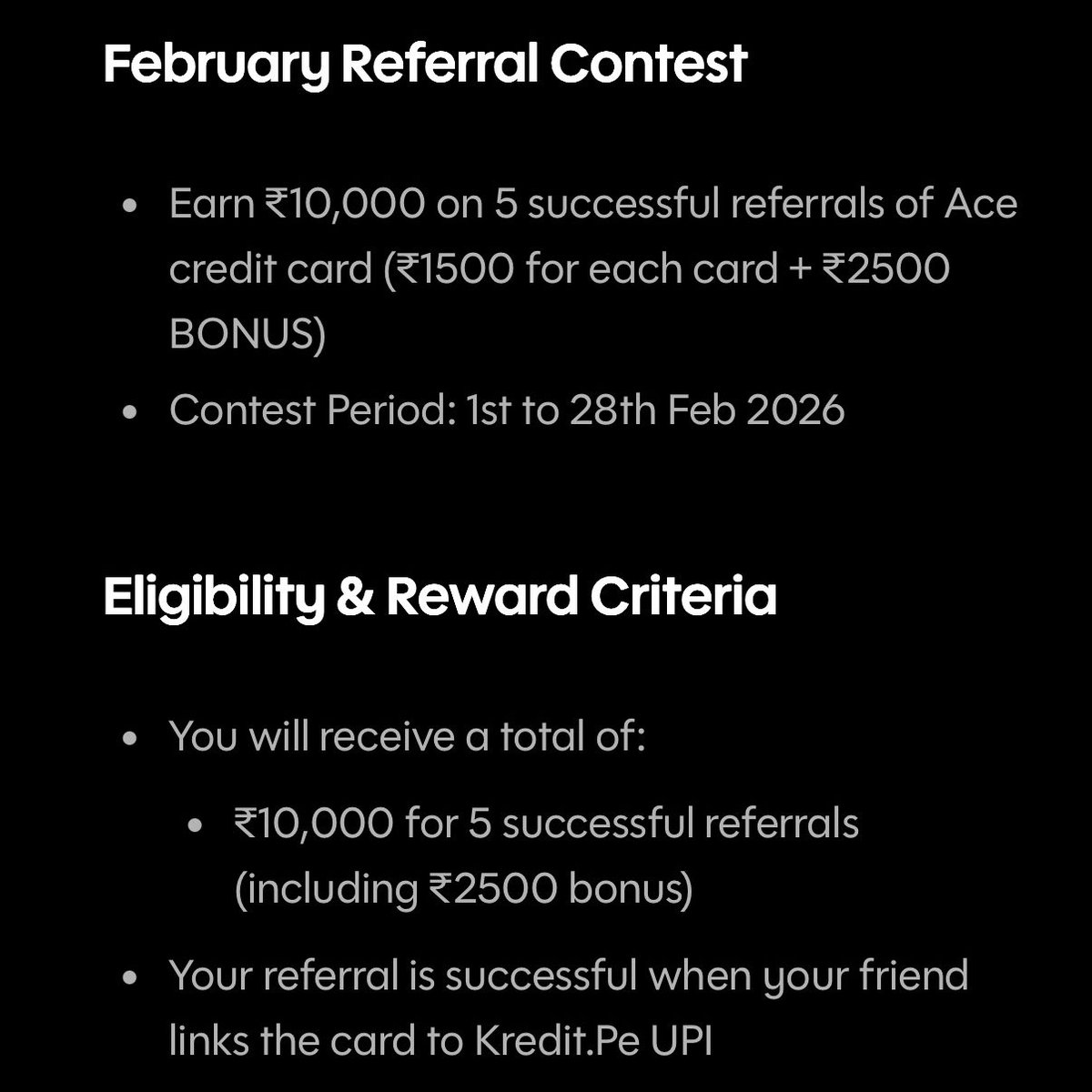 EvryPaisaMatter's tweet image. 👉 KreditPe Yes Bank Ace Card Apply  - kredit.pe/invite/KPHREQKK

#Referral