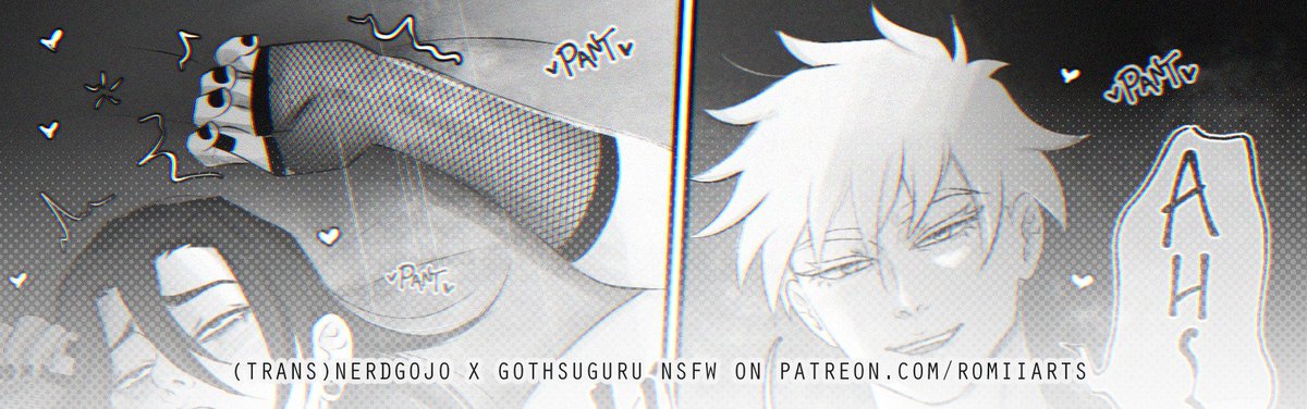 nerdjo x gothguru #satosugu 
