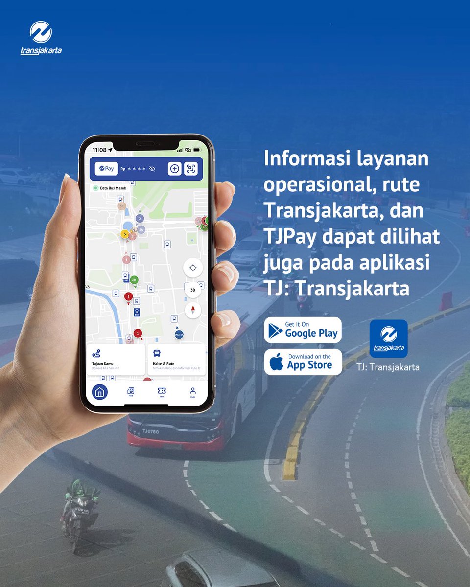 Sahabat TiJe, demi menjaga keselamatan dan kenyamanan perjalananmu, mulai 7 Februari 2026 layanan Transjakarta rute B11: Summarecon Bekasi – Cawang sementara dimodifikasi menjadi Bekasi Barat – Cawang dikarenakan adanya kondisi jalan yang belum memungkinkan untuk dilalui.