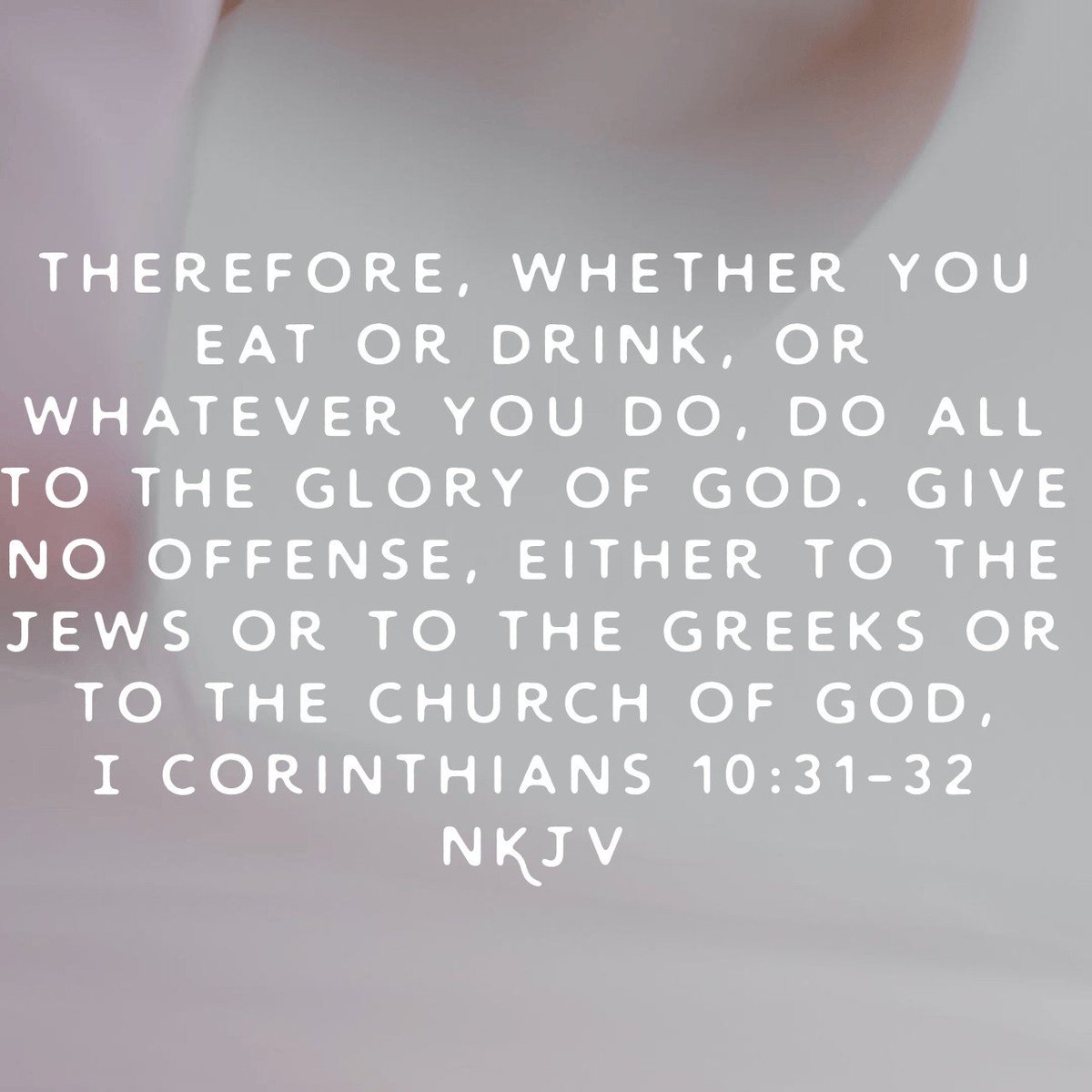 GIVING NO OFFENSE vs THE CORINTHIAN MINDSET

When the mere fact that an act is not sin by itself is seen as justification for engaging in it, we have the problem of the Corinthian mindset that Paul wrote to correct saying: "All things are lawful but not all things are expedient."
