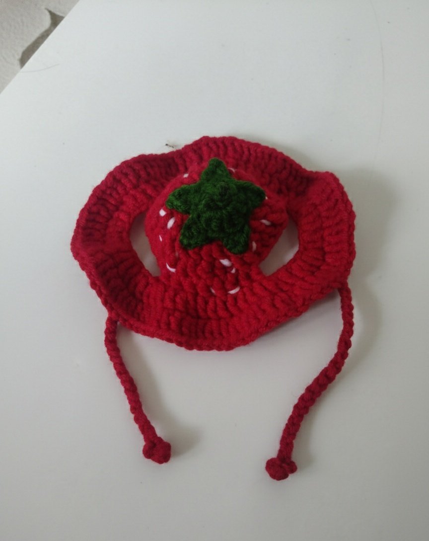 Foto 1 anak pungut, kalem, penurut, clingy.
Foto 2 anak kandung, Rebel, ngelunjak, susah diatur, tukang rusuh. Relate? 😂😂😂
Btw ini topi kucing rajut stroberi, dijual oke ga ya?