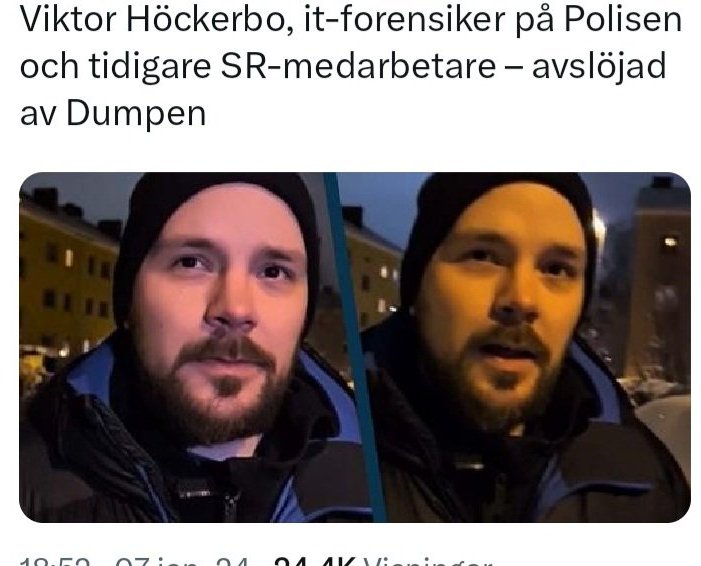Christresume's tweet photo. @PatrikS242 Man undra onekligen om Viktor ser detta som en seger🤪 https://t.co/LSzHT5Y1tu