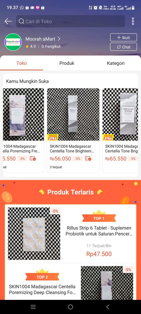 vvempy's tweet photo. @RacunBelanja skin1004 nih bisa pake promo extra. 
pasti original ya https://t.co/aavXduO4RU